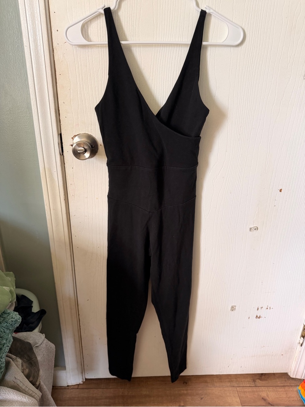 Women’s Black V-Neck Jumpsuit